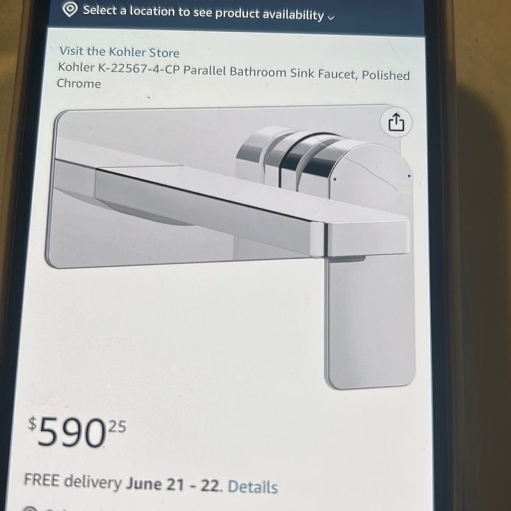 NEW IN BOX KOHLER BATHROOM SINK FAUCET!!!